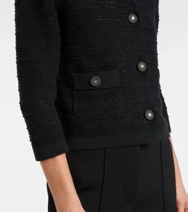 Dorothee Schumacher Precise Pointelle cotton-blend cardigan | Thumbnail 3