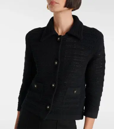 Dorothee Schumacher Precise Pointelle cotton-blend cardigan | Thumbnail 6