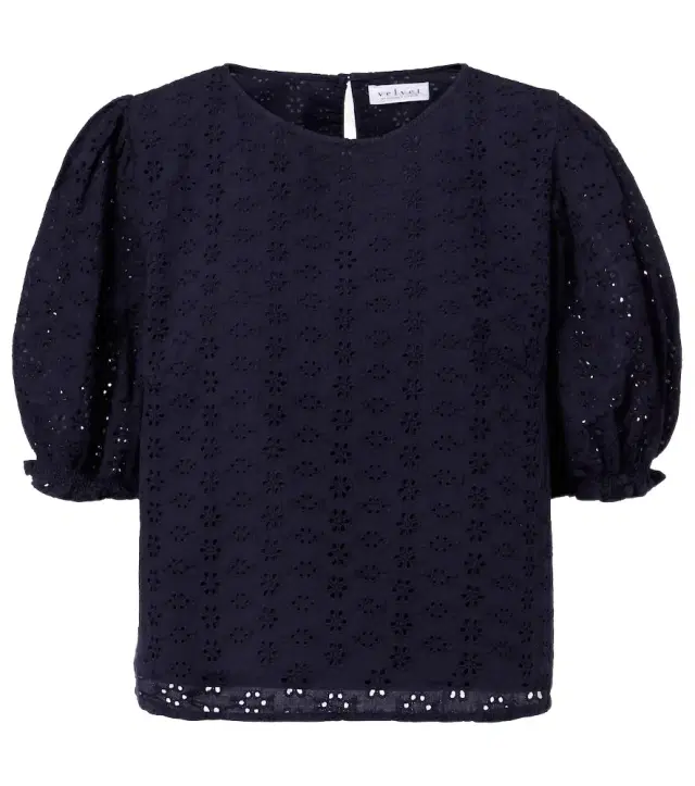 Velvet Dalyn embroidered cotton blouse