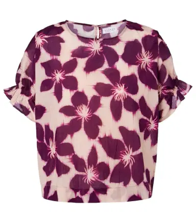 Velvet Delilah floral cotton poplin blouse | Thumbnail 1