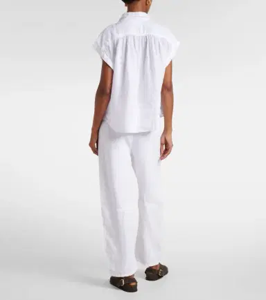 Velvet Elowen linen top | Thumbnail 3
