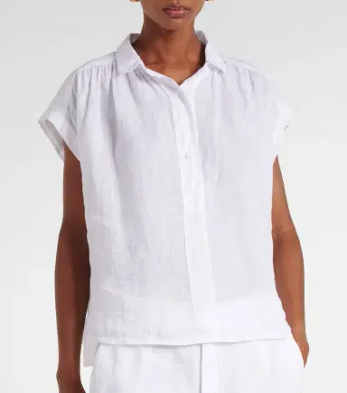 Velvet Elowen linen top | Thumbnail 4
