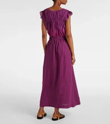 Velvet Linda linen maxi skirt | Thumbnail 2