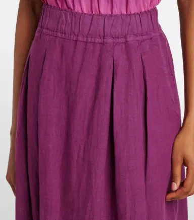 Velvet Linda linen maxi skirt | Thumbnail 3