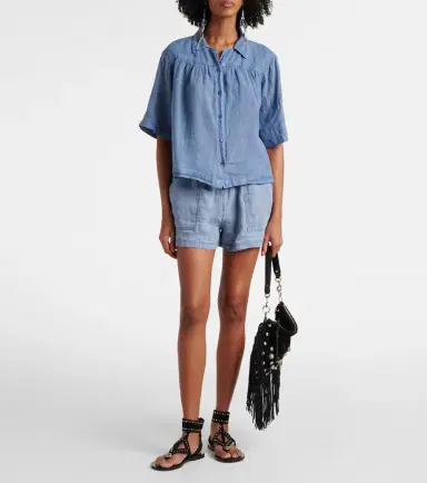Velvet Rowan linen shirt | Thumbnail 2