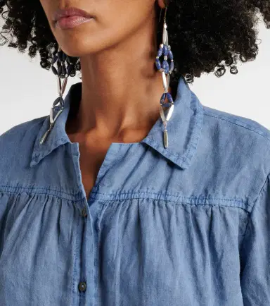 Velvet Rowan linen shirt | Thumbnail 3