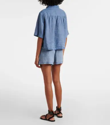 Velvet Rowan linen shirt | Thumbnail 5