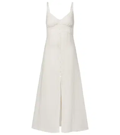 Velvet Janet linen midi dress | Thumbnail 1