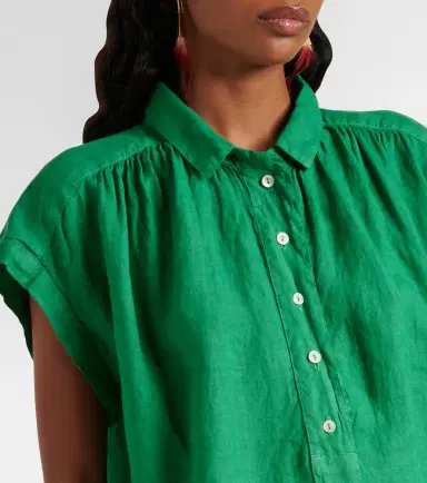 Velvet Elowen linen top | Thumbnail 2