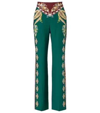 Etro Printed silk wide-leg pants | Thumbnail 1