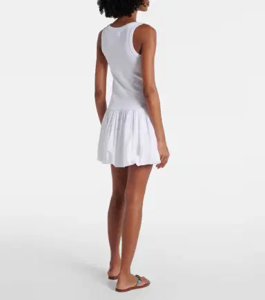 Velvet Isla cotton-blend poplin minidress | Thumbnail 3