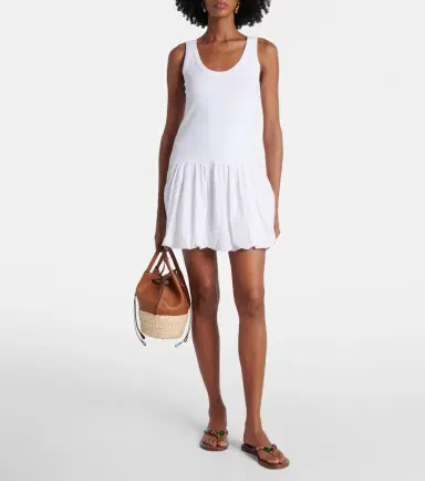 Velvet Isla cotton-blend poplin minidress | Thumbnail 4