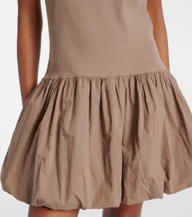 Velvet Isla cotton-blend poplin minidress | Thumbnail 3