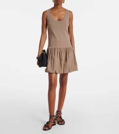 Velvet Isla cotton-blend poplin minidress | Thumbnail 5