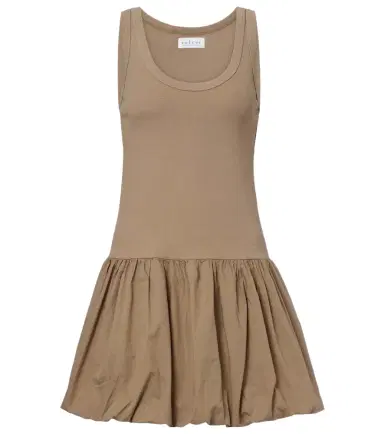 Velvet Isla cotton-blend poplin minidress | Thumbnail 1