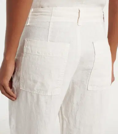 Velvet Issa linen barrel-leg pants | Thumbnail 4