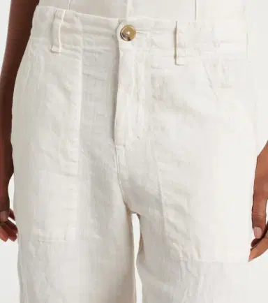 Velvet Issa linen barrel-leg pants | Thumbnail 6