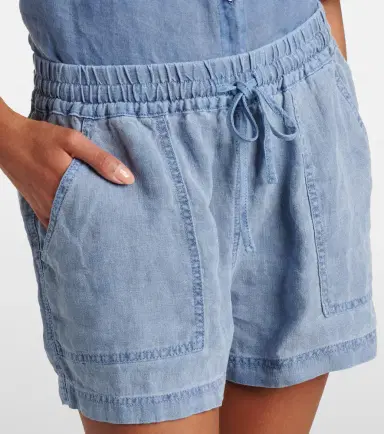 Velvet Sutton linen shorts | Thumbnail 2