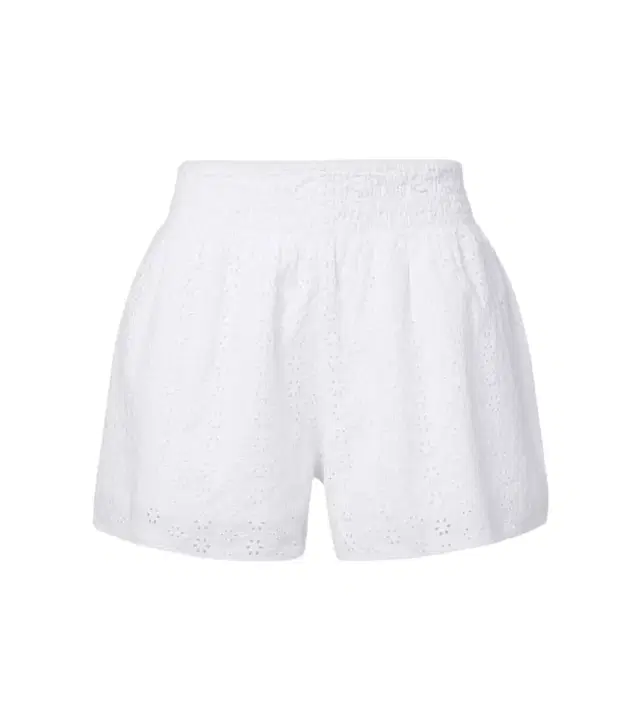 Velvet Iris eyelet cotton shorts