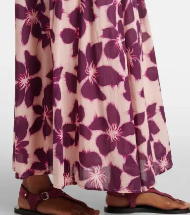 Velvet Jess floral cotton voile maxi skirt | Thumbnail 2