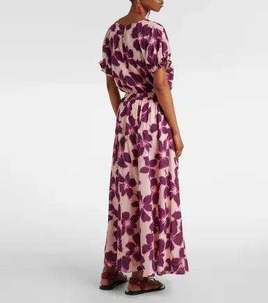 Velvet Jess floral cotton voile maxi skirt | Thumbnail 4