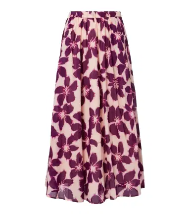 Velvet Jess floral cotton voile maxi skirt | Thumbnail 1