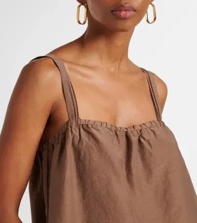 Velvet Andrea cotton and silk voile top | Thumbnail 3