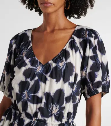 Velvet Hazel floral cotton voile minidress | Thumbnail 4