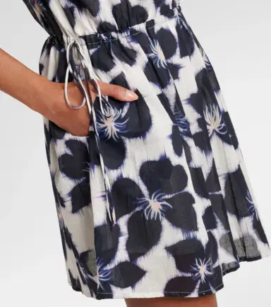 Velvet Hazel floral cotton voile minidress | Thumbnail 5
