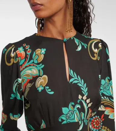 Etro Floral midi dress | Thumbnail 4