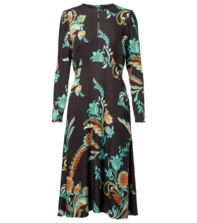 Etro Floral midi dress