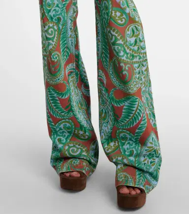 Etro Paisley high-rise wide-leg jeans | Thumbnail 6