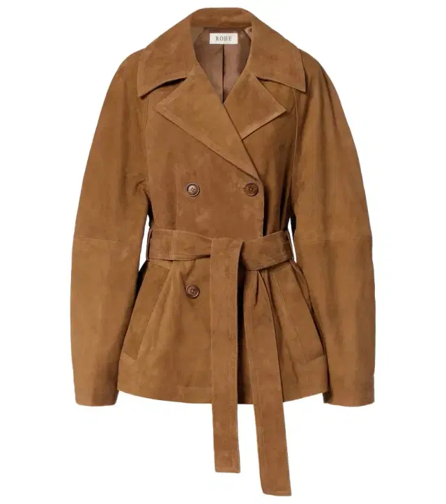 Rohe Róhe Belted suede jacket