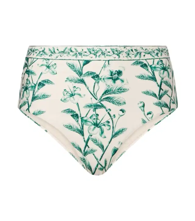 Agua by Agua Bendita Magenta floral bikini bottoms