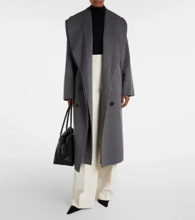 RÓHE Róhe Scarf-detail wool and cashmere coat | Thumbnail 2 RÓHE Róhe Scarf-detail wool and cashmere coat | Thumbnail 2