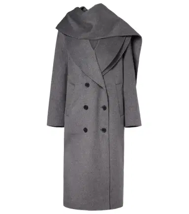 RÓHE Róhe Scarf-detail wool and cashmere coat | Thumbnail 1 RÓHE Róhe Scarf-detail wool and cashmere coat | Thumbnail 1