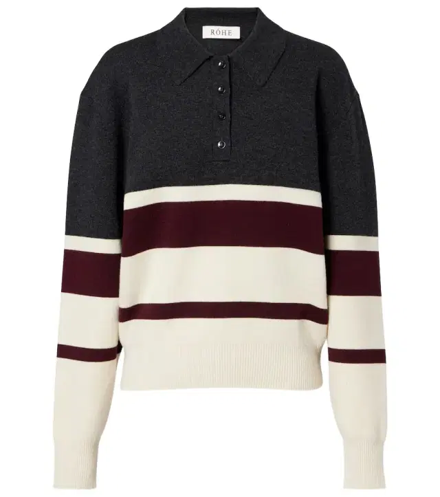 Rohe Róhe Wool and cashmere polo sweater