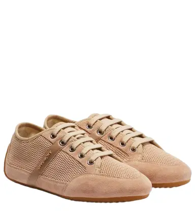 Givenchy Slim suede-trimmed sneakers | Thumbnail 1