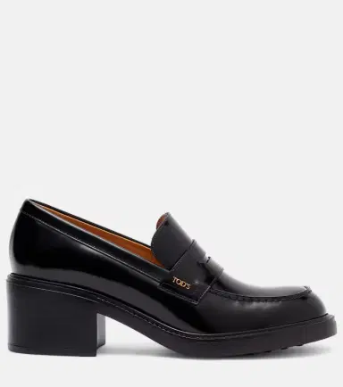 Tod's Leather loafer pumps | Thumbnail 4 Tod's Leather loafer pumps | Thumbnail 4