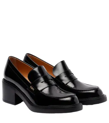 Tod's Leather loafer pumps | Thumbnail 1 Tod's Leather loafer pumps | Thumbnail 1
