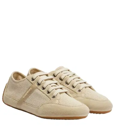 Givenchy Slim suede-trimmed sneakers | Thumbnail 1 Givenchy Slim suede-trimmed sneakers | Thumbnail 1