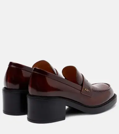 Tod's Leather loafer pumps | Thumbnail 3