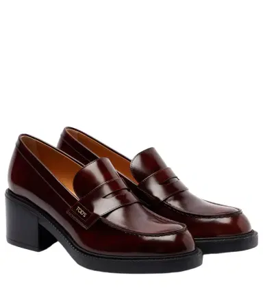 Tod's Leather loafer pumps | Thumbnail 1
