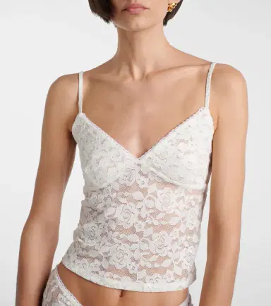 Bananhot Floral lace top | Thumbnail 4