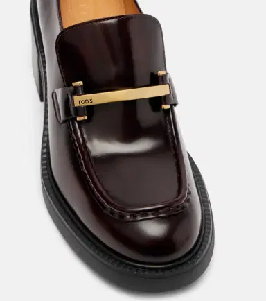 Tod's 60 leather loafer pumps | Thumbnail 2