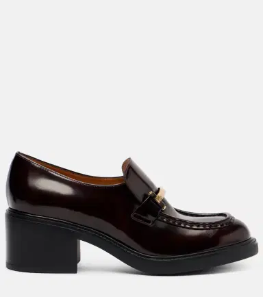 Tod's 60 leather loafer pumps | Thumbnail 4
