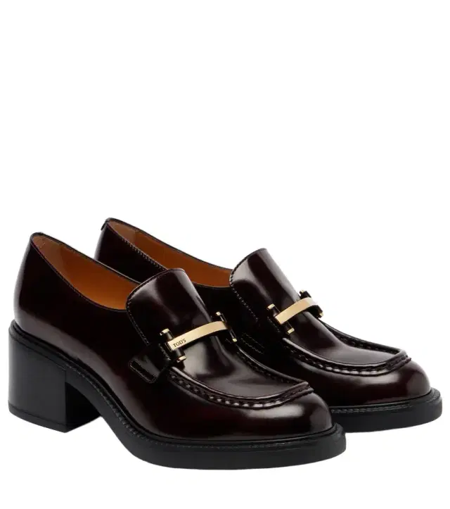 Tod's 60 leather loafer pumps