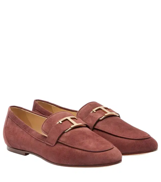 Tod's T Timeless suede loafers