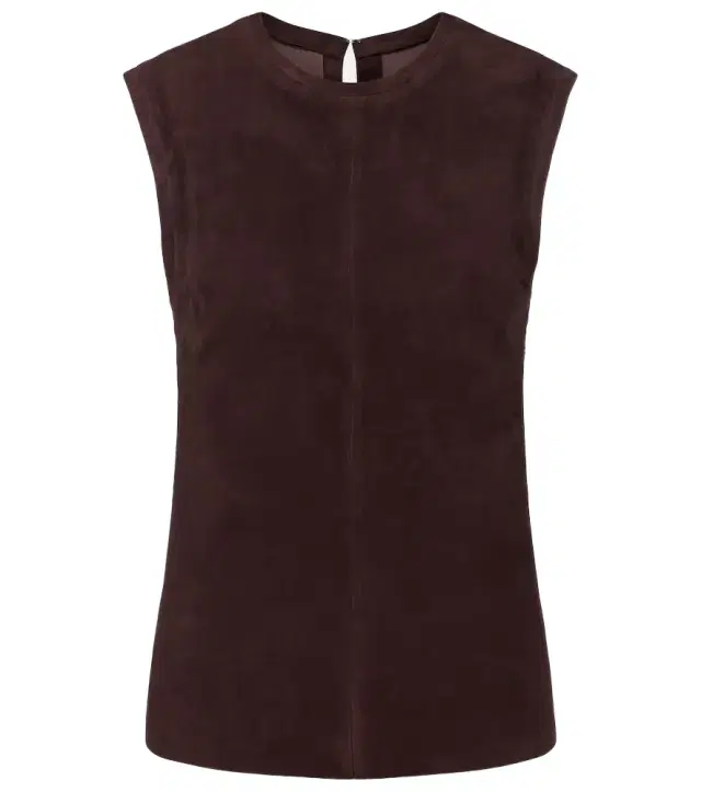 Stouls Miuccia suede top