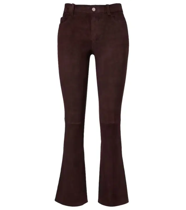Dean 22 suede flared pants